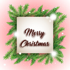 Christmas illustration, design for greetings, invitations, posters, flyers, covers.