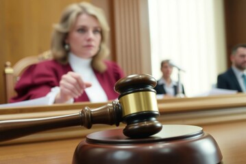 Court of Law Trial in Session