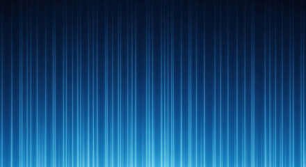 Abstract glowing blue vertical lines background suitable for digital and technical designs