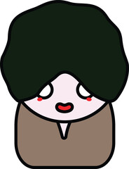 a cute and happy cartoon character