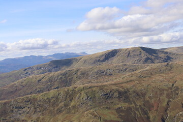 Lake district national park, England, east lakes fells