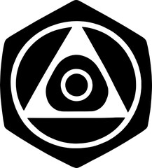 Abstract Modern minimalist Geometric Shape logotype Business Icon concept 