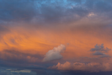 Fototapeta premium sunset in the clouds