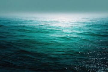 Obraz premium Serene Teal Ocean Water Texture