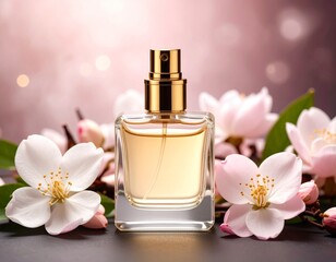 Small Elegant Perfume Bottle with Natural Fragrance Elements