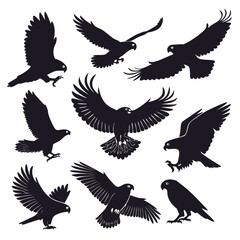 Bird silhouette bundle pack. 