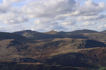 Lake district national park, England, east lakes fells