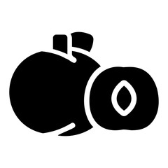 apricot Solid icon