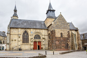 Eglise Saint-Gilles à Malestroit dans le département du Morbihan - Bretagne