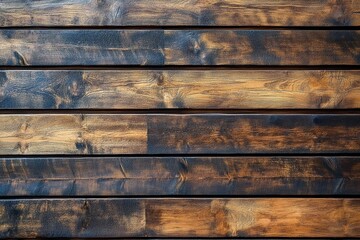 Fototapeta premium design of dark wood background Rustic Dark Wood Plank Backgrounds with Natural Grain & Knot Details