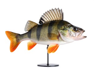 Fish on display, side profile