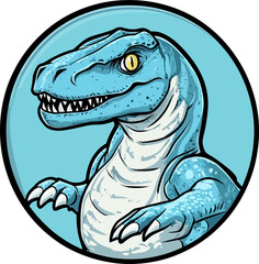 Naklejka premium cartoon crocodile cartoon