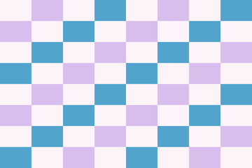 Blue, violet, purple, checkered, Square grid pattern, seamless geometric design for fabric, clothes, fashion, tiled floor, background, carpet, wallpaper, wrapping, rugs, cover, cushion, PowerPoint