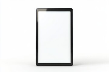 Modern rectangular digital signage display isolated on white background