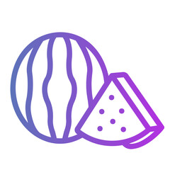 watermelon Gradient icon