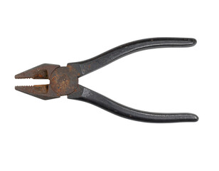 Obraz premium Vintage Hand Tool Pliers with Worn Metal Finish – Transparent PNG Cut-Out