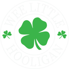 Wee Little Hooligan Funny St Patrick's Day