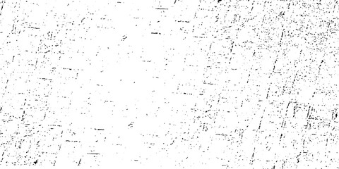 Black and white Dust overlay distress grungy effect paint. Black and white grunge seamless texture. Dust and scratches grain texture on white and black background.	