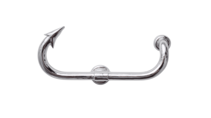 A standalone boat hook, white background --ar 16:9