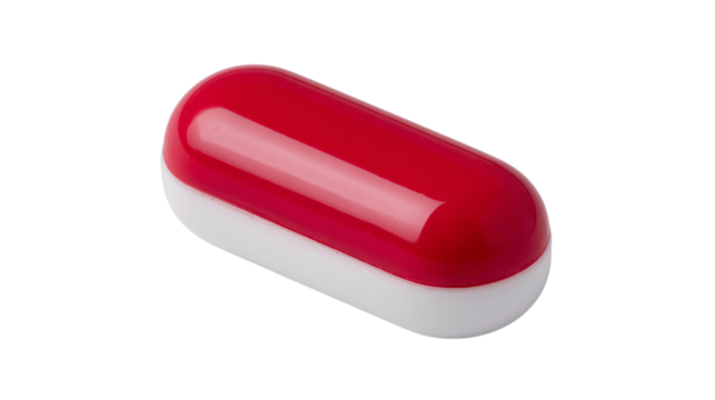 A standalone eraser cap, white background --ar 16:9