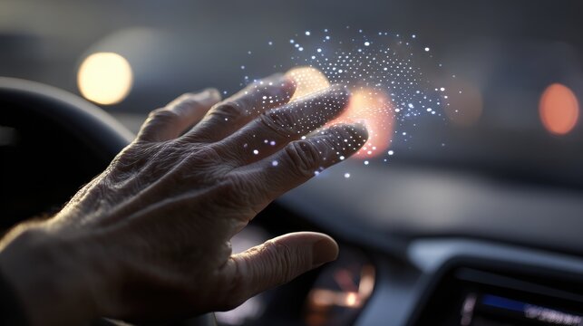 AR Interface in Car: Driver Using Augmented Reality Display for Enhanced Experience