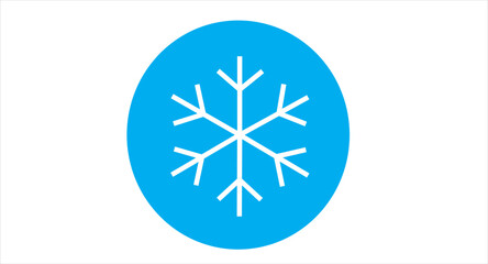 Snowflake icon. frozen