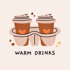 Fall season poster template