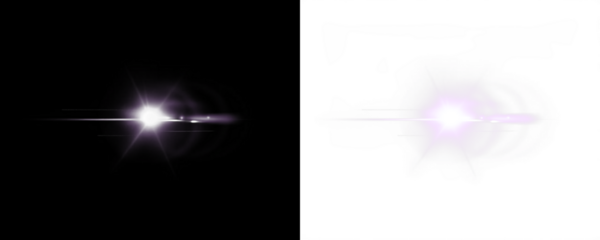 Purple star, glow, flare, neon, light PNG with futuristic blue sparkle and beam. Celebration night PNG on transparent background. Overlay for party, tech, motion, or space-themed vector design.