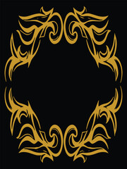 The Power Line Vector Decorative Ornamental Frames