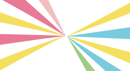 Obraz premium Colorful and vibrant sunburst background radiating light and energy design