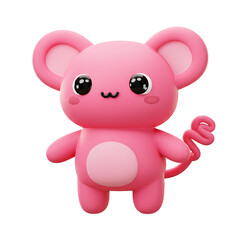 Naklejka premium Style Illustration Cute Guinomo Transparent Background