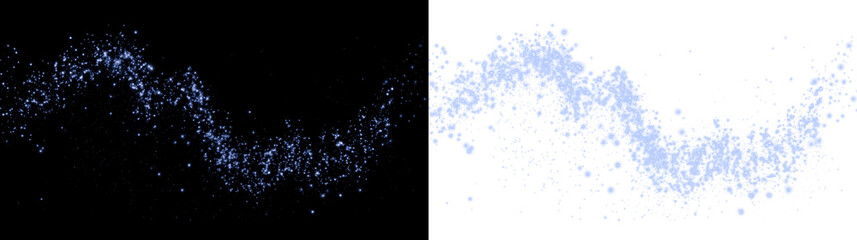 Dreamy, bright, twinkle, dazzle, radiant — festive blue bokeh PNG with transparent background. This PNG Overlay enhances celebrations, invitations, or vibrant design compositions.