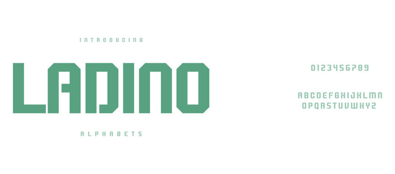 Ladino calligraphy alphabet small lettering a to z font family