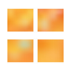 Obraz premium Warm soft orange yellow gradients in square swatches