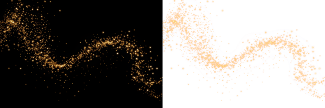 Bokeh, dust, glitter, gold, abstract — decorative gold confetti PNG with transparent background. This PNG Overlay is ideal for luxury, holiday, or artistic visual composition