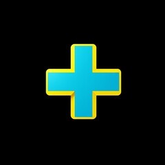 Obraz premium Neon Cross