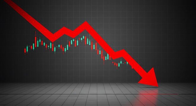 Crimson Crash: Market Decline Visualization