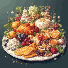 Delicious Food design very cool