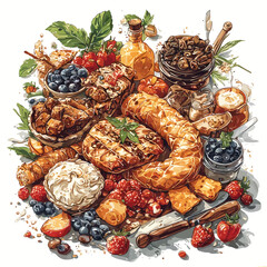 Delicious Food design very cool