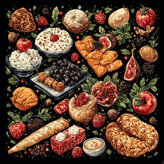 Delicious Food design very cool	
