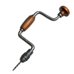 Manual Hand Brace Drill with Wooden Handle