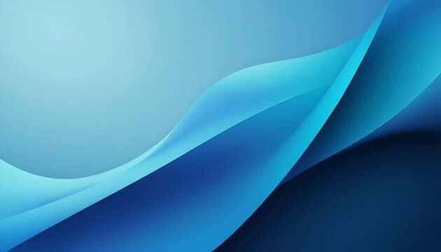 Abstract Blue Wave Pattern on White Background for Modern Design