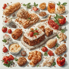 Delicious Food design very cool