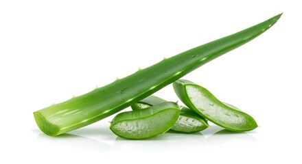Radiant Aloe Vera: Soothing Green, Natural Remedy
