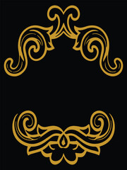 The Minimalist Petal Vector Decorative Ornamental Frames 