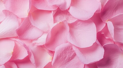 Obraz premium Soft abstract floral background with pink pale rose petals in macro close-up and gentle blur effect, perfect for romantic, elegant, feminine, and holiday design or branding visuals