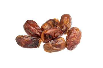dried dates on an isolated background