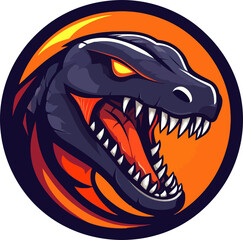Naklejka premium vector illustration of a wolf
