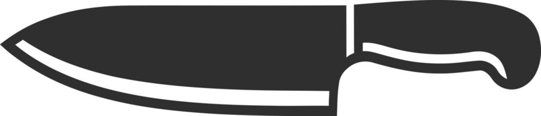 vector illustration of a knife