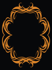 The Conceptual Flow Vector Decorative Ornamental Frames